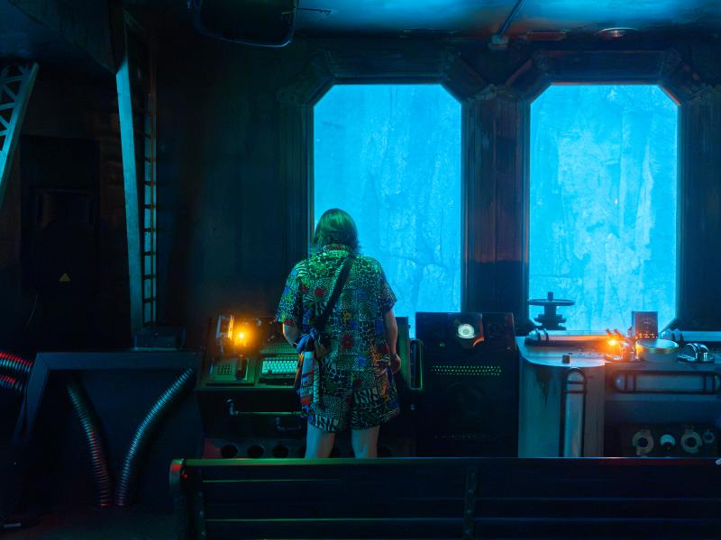 futuristic underwater submarine designed room at BVO Baron Von Opperbean