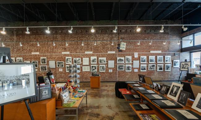 inside gallery at withers collection museum