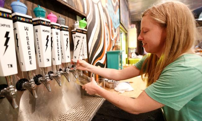 Unique craft beer at Wiseacre tap room - Justin Fox Burks