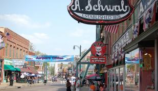 A Schwabs on Beale Street Memphis