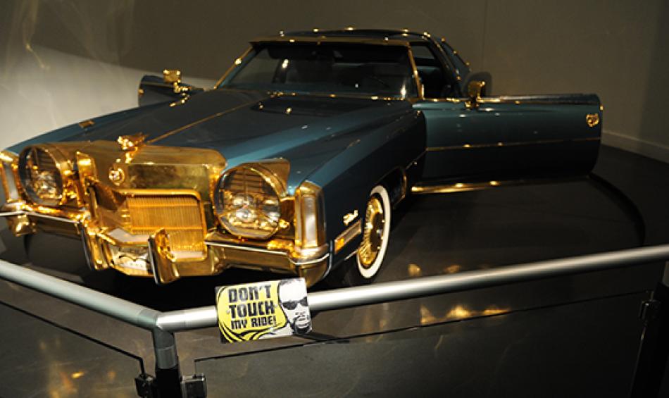 Isaac Hayes' Gold-Plated Cadillac at Stax Museum / Dan Ball